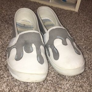 Painted off-brand vans. Never worn